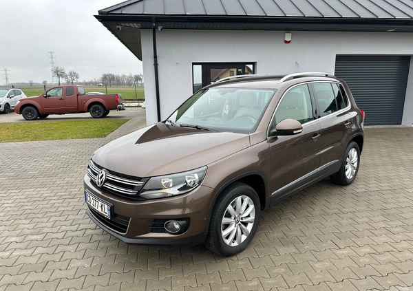 Volkswagen Tiguan cena 52900 przebieg: 184000, rok produkcji 2013 z Zawiercie małe 596